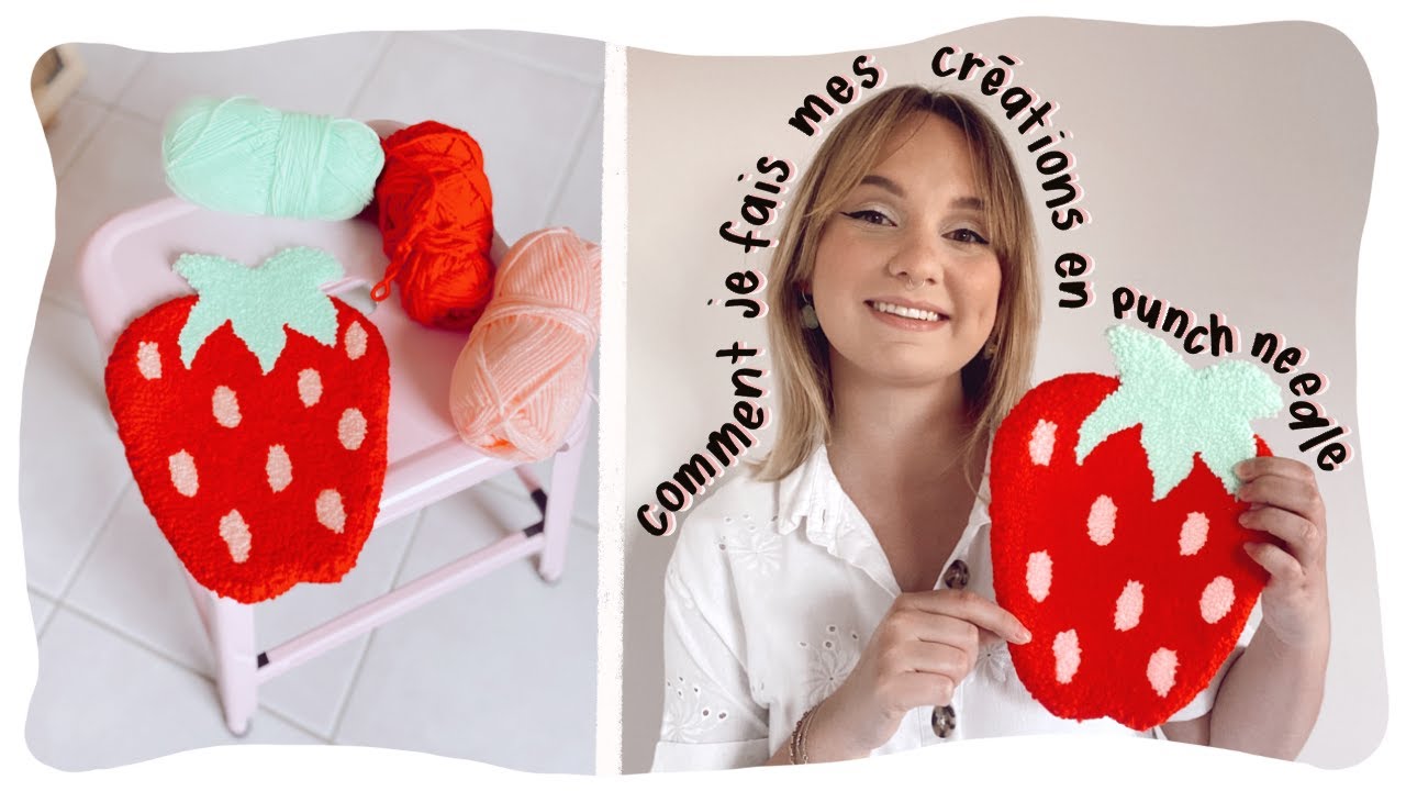Comment je fais mes créations en Punch Needle + CONCOURS ! 🧵