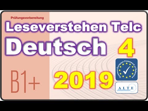 Modelltest (4) B1+ Beruf Leseverstehen Deutsch