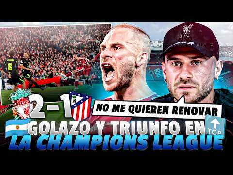 🇦🇷 MAC ALLISTER'S GOLAZO for LIVERPOOL against JULIÁN and CUTI ROMERO'S ATLETI in the CHAMPIONS L...