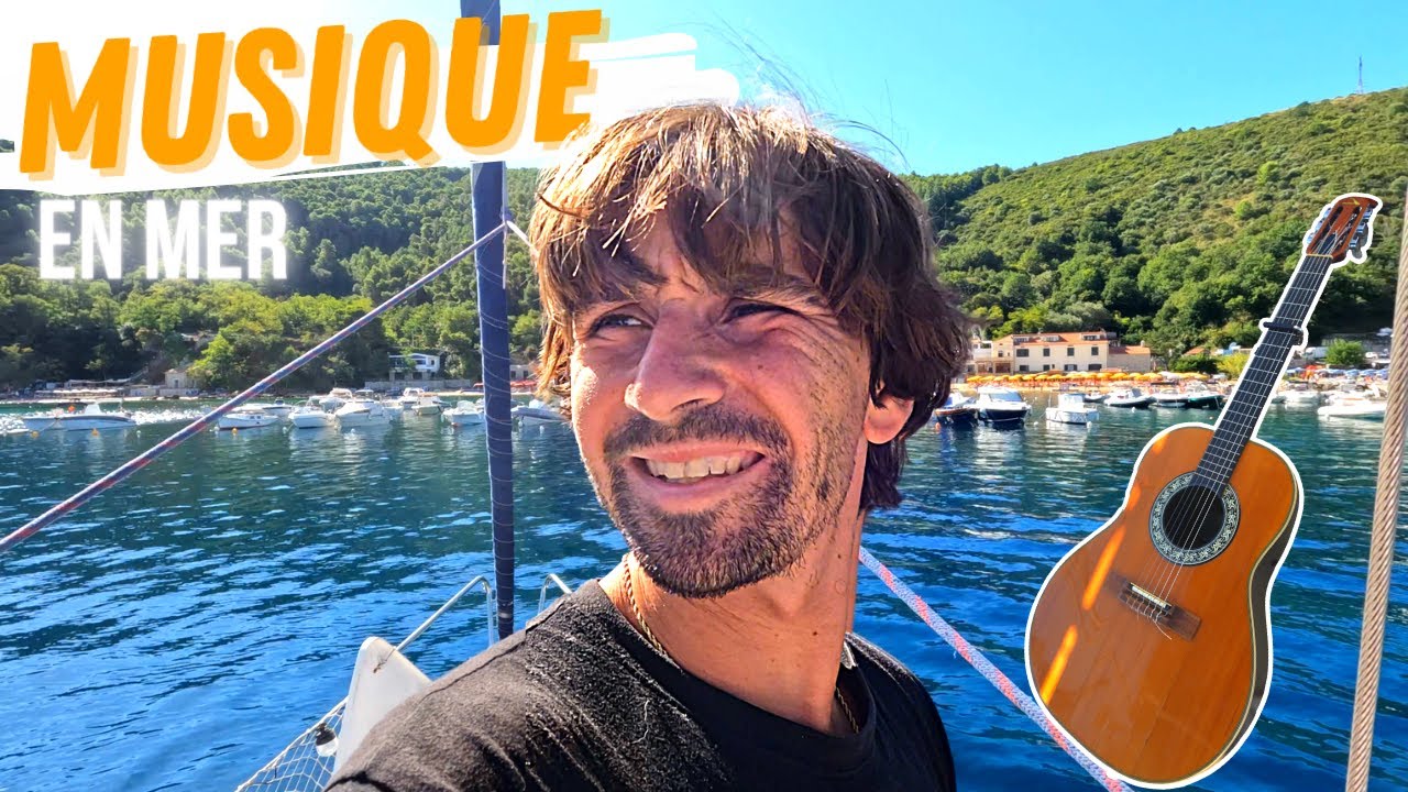 ⁣On s'abrite d'un ORAGE et on fait de la MUSIQUE en mer ! #voiliercoraille