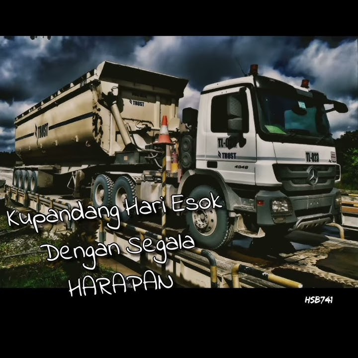 Story WA Trailer Truck Coal Hauling PT.Trust