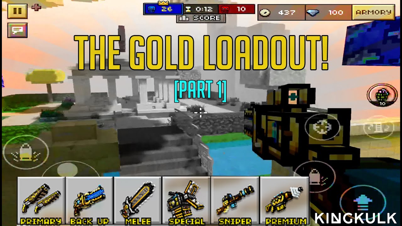 The Gold Loadout! [Part 1] IS THIS THE BEST ONE?? - Pixel Gun 3D