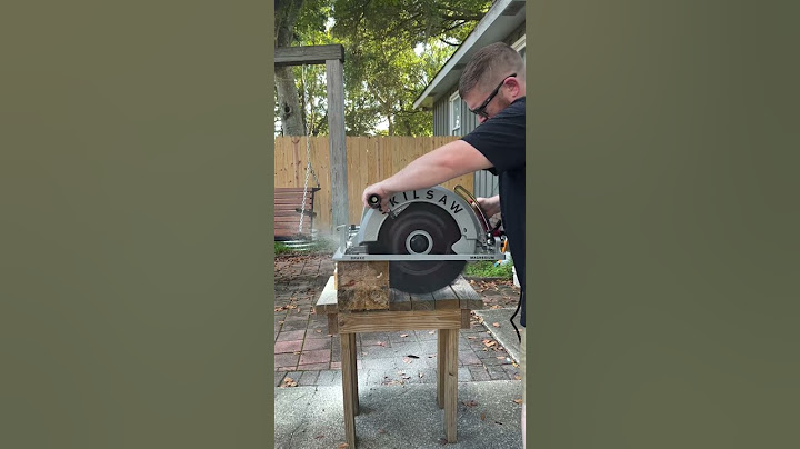 Have you ever seen a circular saw this big?
