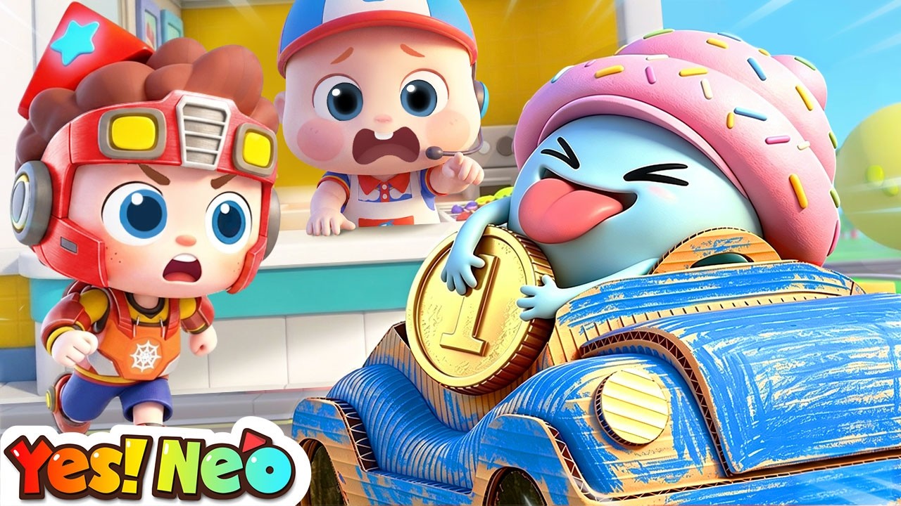 Superhero Turns into Super Cars | Superhero Vending Machine | Nursery Rhyme & Kids Song | Yes! Neo
