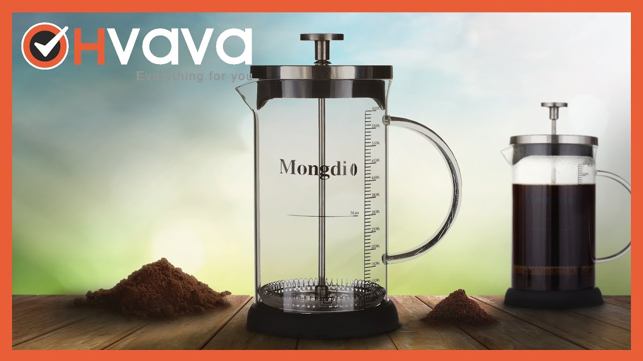 เครื่องชงกาแฟ french press - YouTube