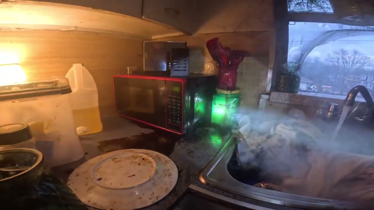 GoPro: Harrisburg city Tower 1 forces door for small grease #fire  #gopro #jobs