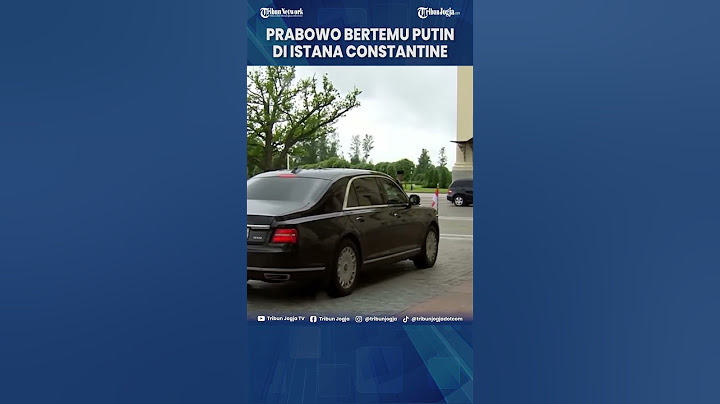 MOMEN KEDATANGAN PRESIDEN PRABOWO DI ISTANA CONSTANTINE RUSIA #Shorts