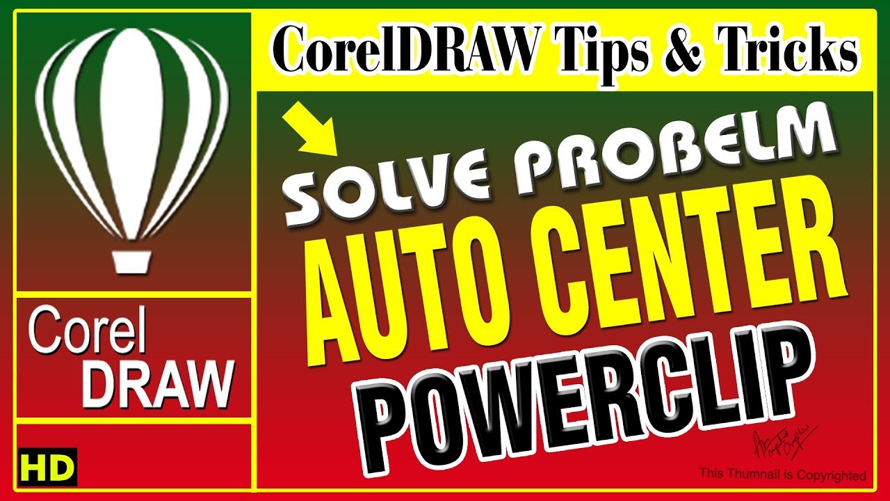 Coreldraw Amazing Tips & trick Powerclip tool 2018 YouTube