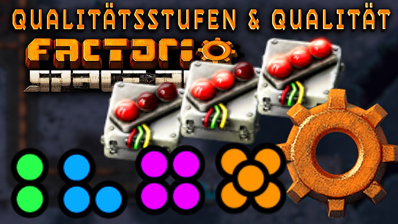 Qualitätsmodule & Qualität im Factorio Space Age DLC - YouTube