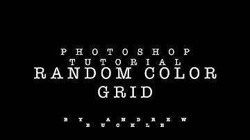 Photoshop Random Square Pattern Tutorial