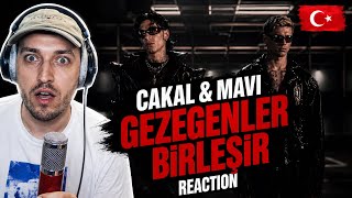 RAPPER REACTS to CAKAL & MAVI - GEZEGENLER BİRLEŞİR 🇹🇷 | Turkish Rap Music Reaction