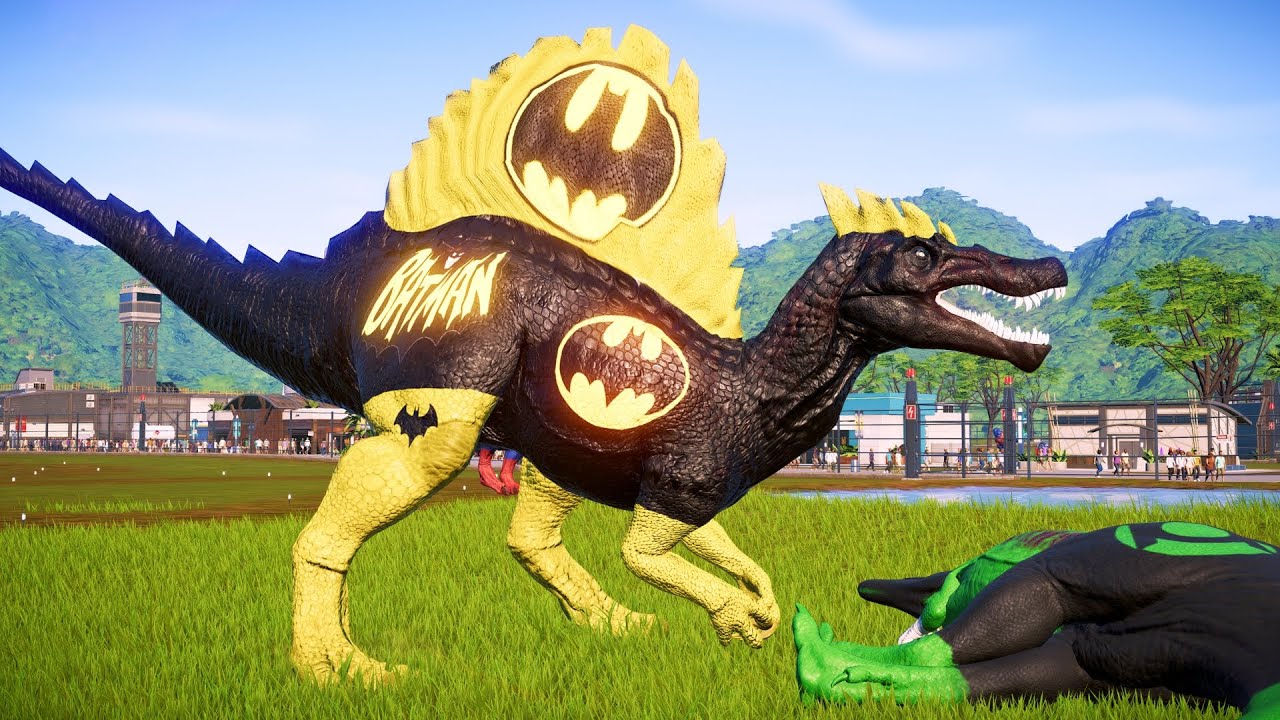 DINOSSAURO REX do BATMAN  Jurassic World Evolution 🦖 Jogo de