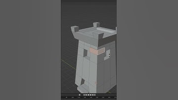 Low Poly Tower Blender Timelapse!