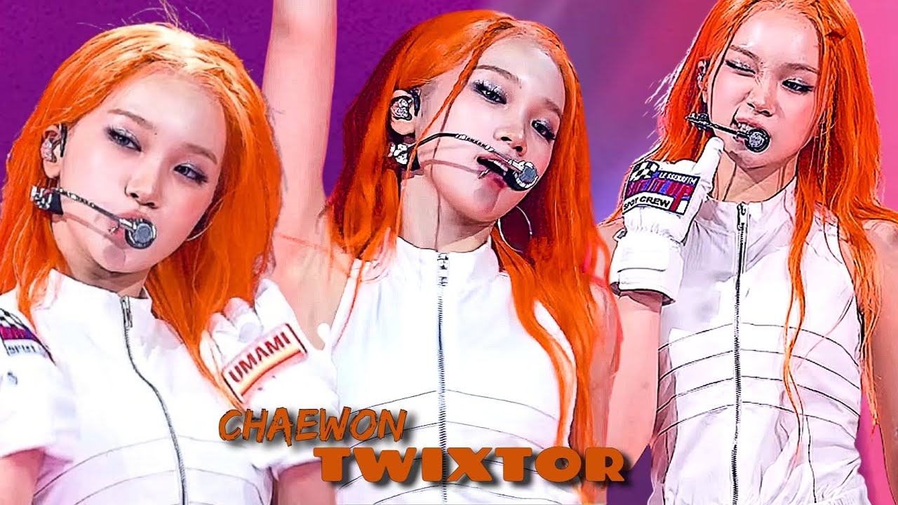 LE SSERAFIM - 'SPAGHETTI' [ CHAEWON M2 Facecam ] | TWIXTOR | 4K