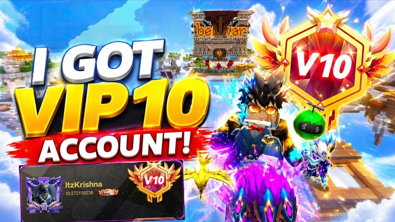 Vip 10 I Got A Vip 10 Account In Bedwars BMGO #bedwars - YouTube