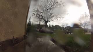 Crazy weather in Turlock today