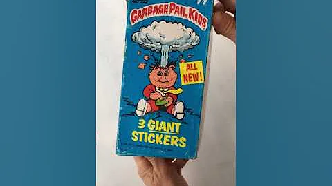 Garbage Pail kids GIANT Stickers from 1986