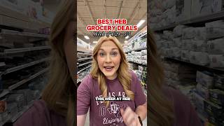 The best HEB deals of the week to save money on groceries! #heb #deals #couponing #savingmoney