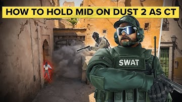 How to Hold Mid on Dust 2 as CT - Lesson by CS2 Coach v1dma