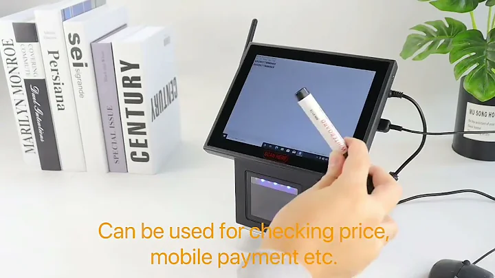 Price checker T100 for price checking, barcode scanning and mobile payment