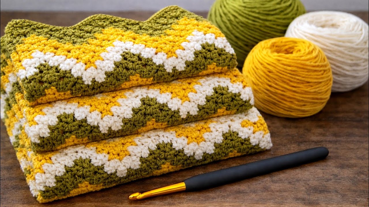 This crochet stitch is taking the internet by storm 🧶✨ Easy to make and absolutely stunning