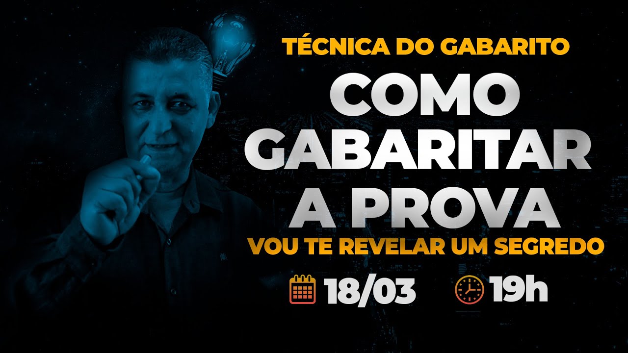 NADA NUNCA VISTO - Técnica do Gabarito I Prof. João Batista