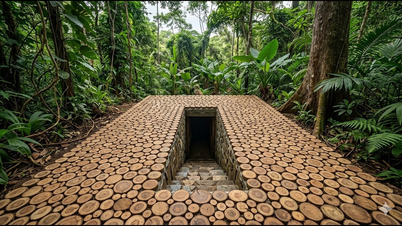 30 Days in an Underground Survival Shelter Full Bushcraft Build - YouTube