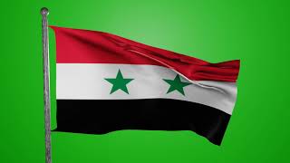 كروما علم سوريا يرفرف