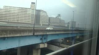 【雨】特急 わかしお 7号[E257] 車窓 東京1100発→海浜幕張/ 京葉線