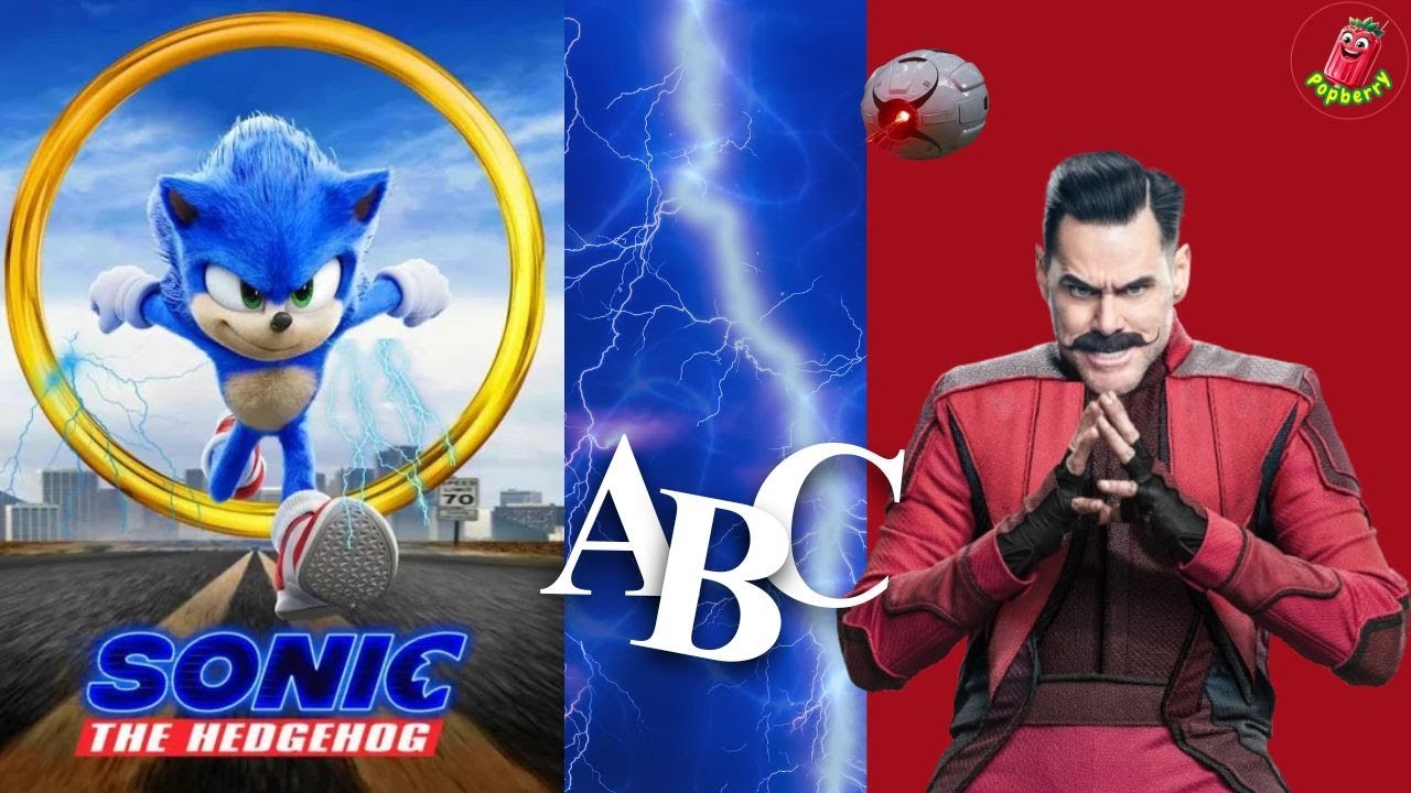 🔥 SONIC The Hedgehog Movie ABC | Characters from SONIC movie