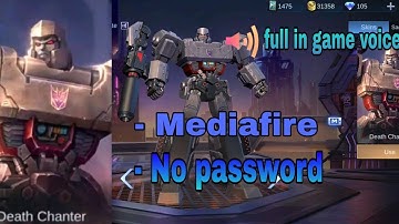 Granger Transformers Skin Script with Voice - Megatron | Full Effect&Background | Patch Natan | MLBB