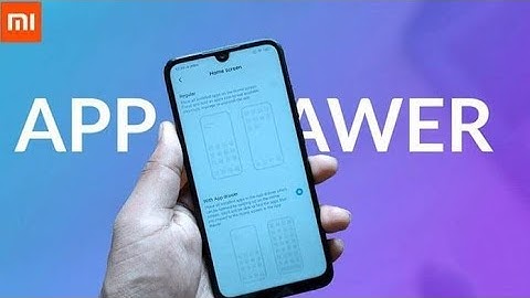 Enable app drawer miui 11 redmi note 9 pro