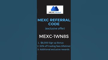 #shorts The MEXC Referral Code you need in 2025
