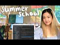 SUMMER SCHOOL 🌞CS Major edition🌞 A WEEK IN MY LIFE