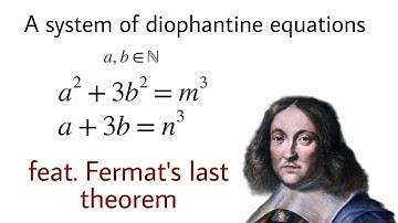 A system of diophantine equations | feat. Fermat