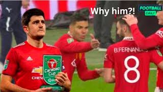 Casemiro Is Angry At Bruno - Why Is Maguire Lifting The Cup?