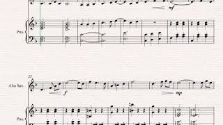 Married Life for Saxophone and Piano.