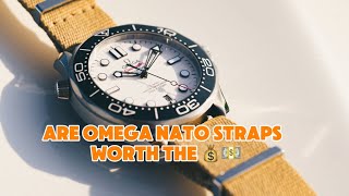 Are Omega straps really worth the premium?  #omegawatches #omega #natostrap #nato #rolex