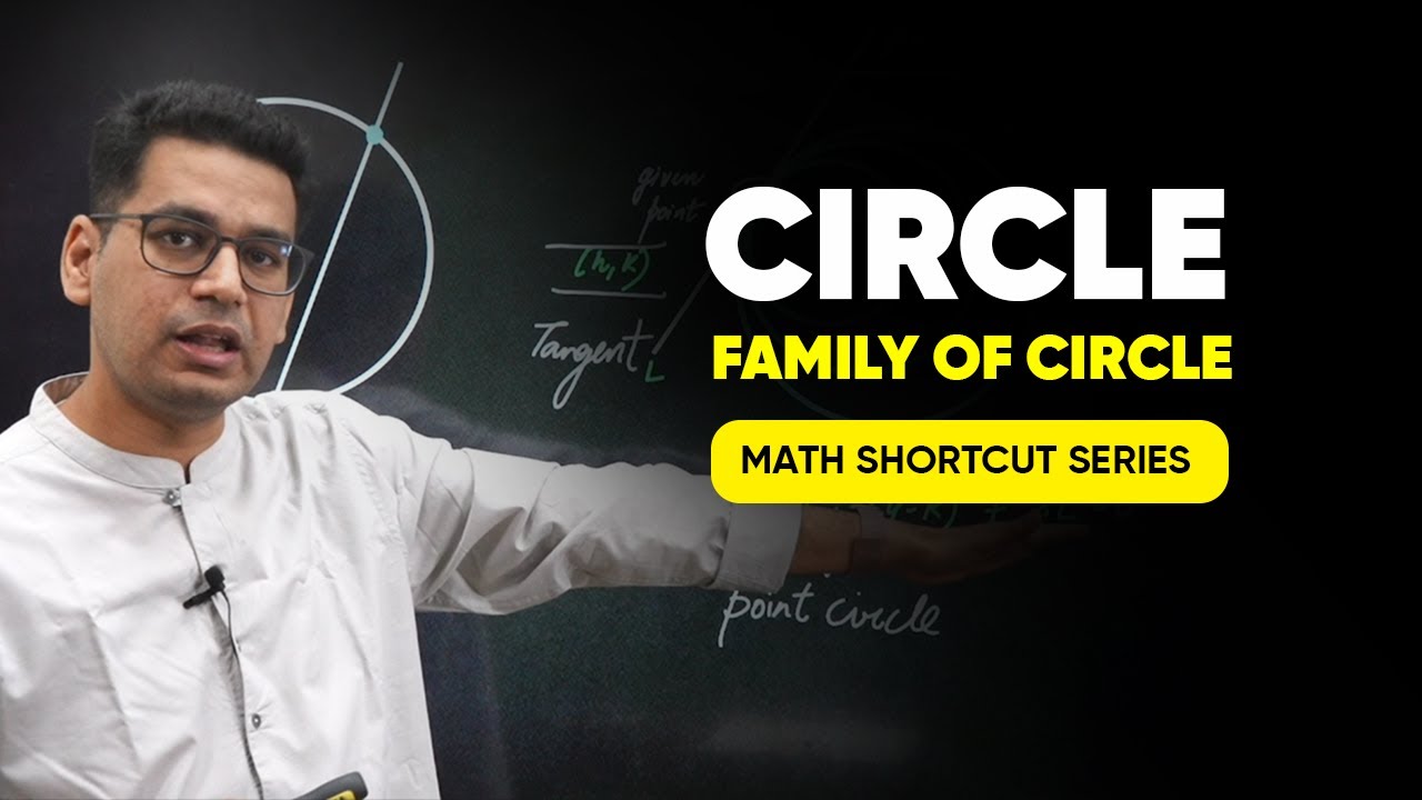 Use Family of Circles to Solve Quickly | IIT JEE Short Cuts & Tricks | Mathongo | Anup Sir