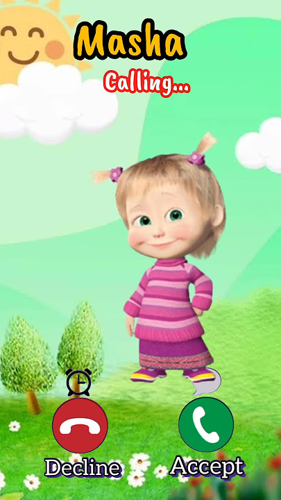 Masha calling... #masha #bear #cartoon #shorts #ringtone #calling