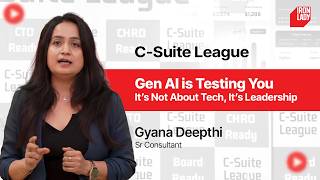 🚨 𝗚𝗲𝗻 𝗔𝗜 𝗶𝘀 𝗧𝗲𝘀𝘁𝗶𝗻𝗴 𝗬𝗼𝘂. 𝗜𝘁'𝘀 𝗻𝗼𝘁 𝗔𝗯𝗼𝘂𝘁 𝗧𝗲𝗰𝗵, 𝗜𝘁'𝘀 𝗔𝗯𝗼𝘂𝘁 𝗟𝗲𝗮𝗱𝗲𝗿𝘀𝗵𝗶𝗽 #csuitespeaks #ironlady