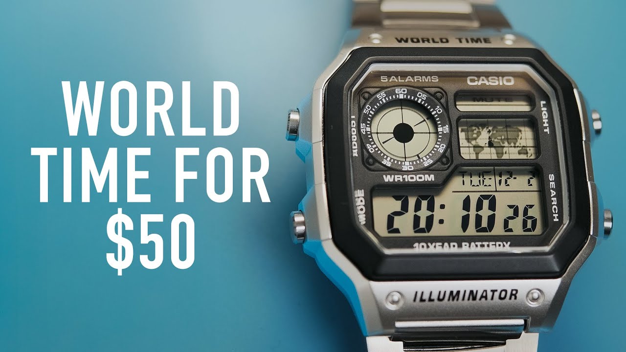 Casio Royale: идеальные недорогие часы для путешествий (обзор модели AE1200)