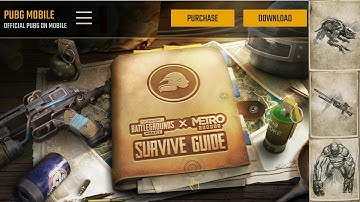 pubg mobile next dome Metro Exodus survival guide PUBG MOBILE official update