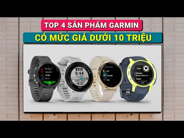 Top 4 sản phẩm Garmin có mức giá dưới 10 Triệu