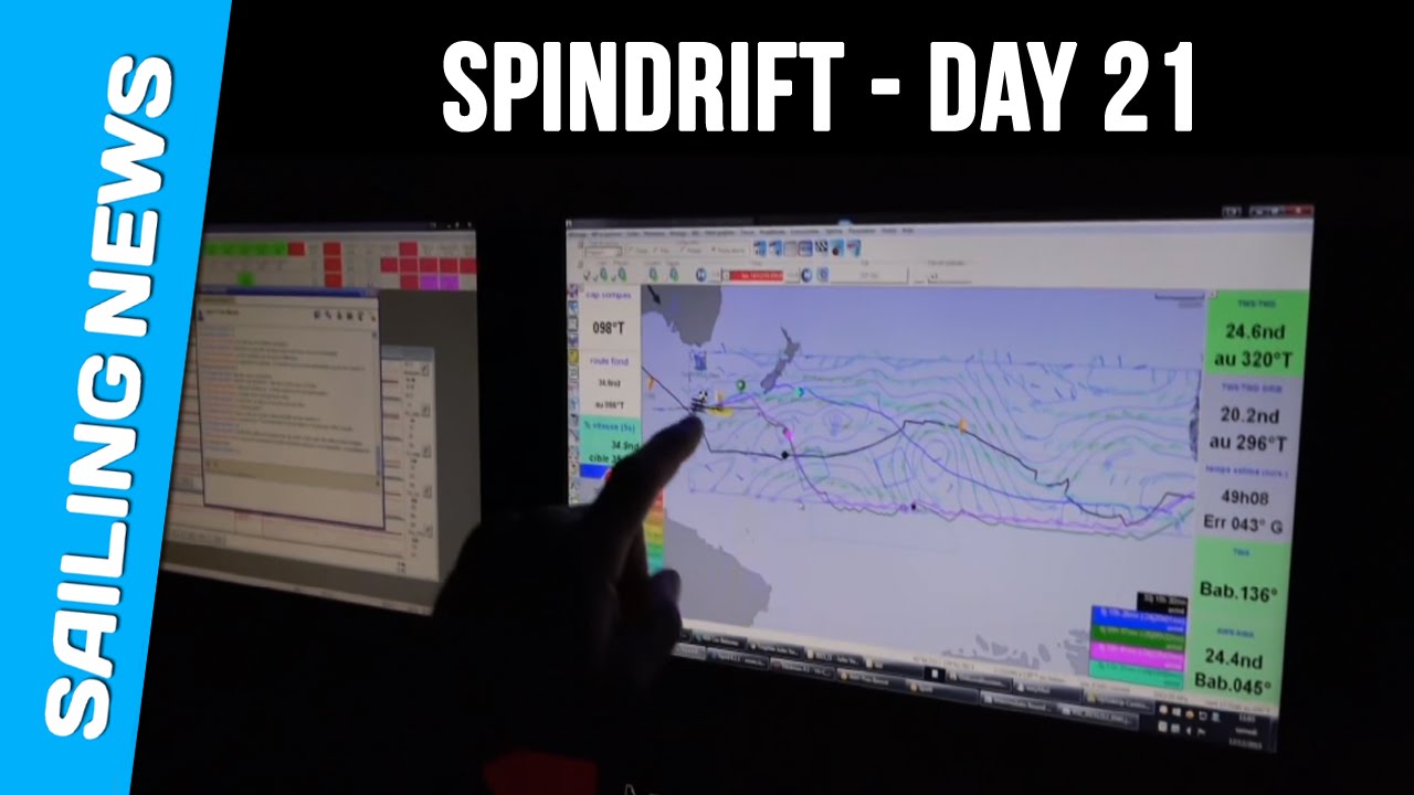 Spindrift - Jules Verne Trophy -  Day 21- Pacific