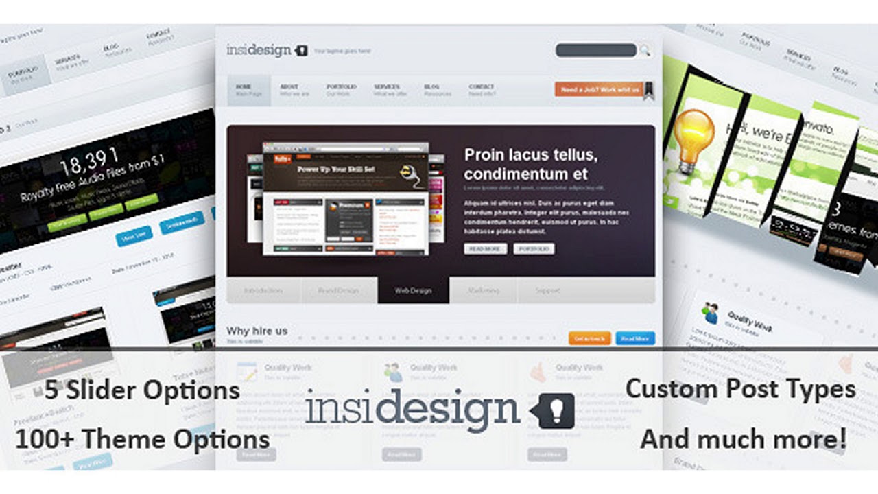 Insidesign WP Theme | Themeforest Website Templates and Themes - YouTube