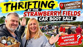 We Thrifted So Much At The Strawberry Fields Car Boot Sale In Lymington But What Will It Be Worth?
