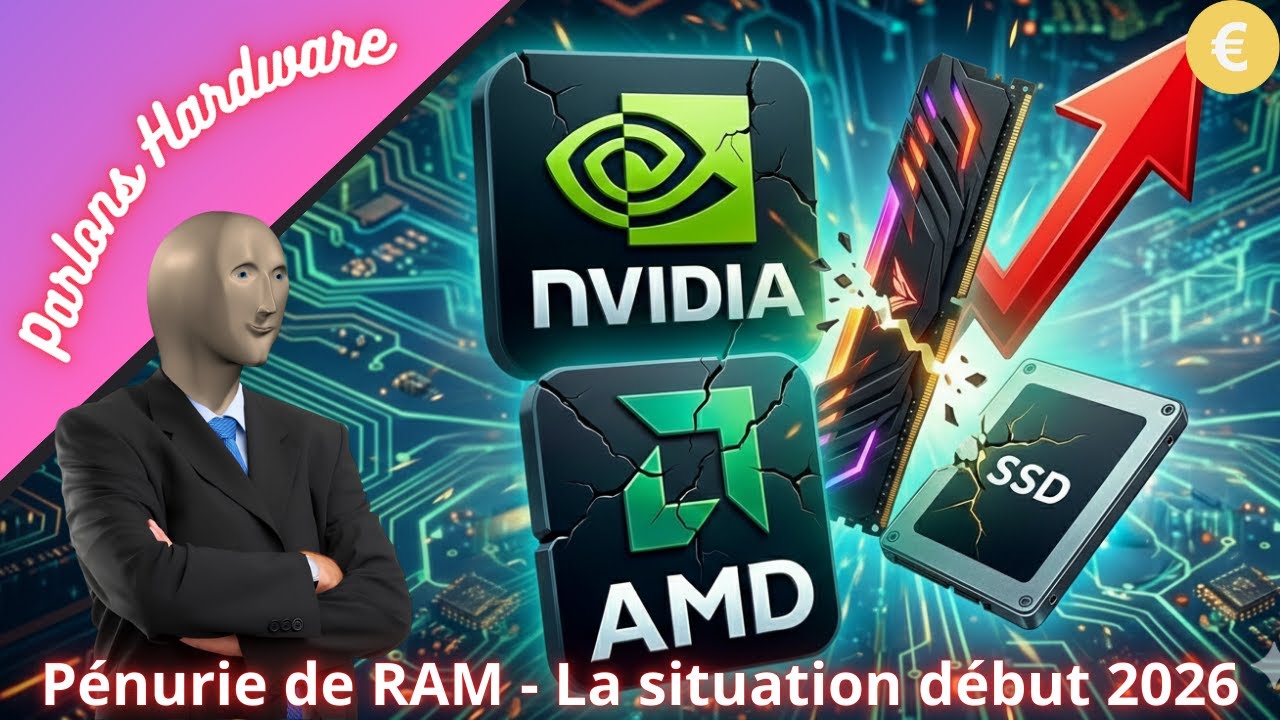 Crise de la RAM - Impact sur les cartes graphiques et le stockage - YouTube
