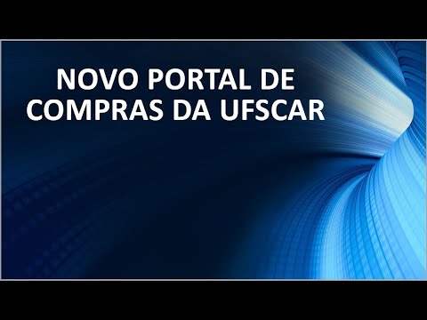 Apresentação Portal Compras UFSCar