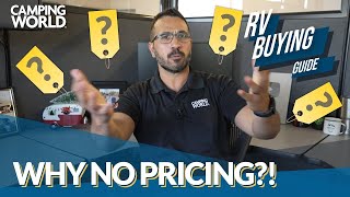 Why No Pricing | RV Buying Guide